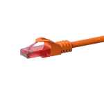 DSIT CAT6 v&otilde;rgukaabel 100% vask - U/UTP - 1 meeter - oranž (DC-66-010)