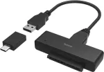 Hama USB 3.0 SATA adapter 2,5-tollistele ja 3,5-tollistele SSD- ja HDD-ketastele (00200761)