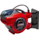 Einhell GE-HR 18/30 WH Li-Solo Power X-Change akutoitega seinale kinnitatav voolikukerija, 18 V, 1/2 tolli, kerimine nupuvajutusega, punane, ilma voolikuta, akuta ja laadijata