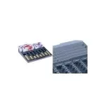 DURABLE EUROBOARD XL Tahvel 1000x700 mm Magnetiline Lakitud Teras H&otilde;bedane Raam 178157