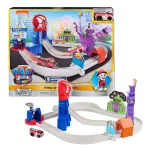 PAW Patrol, True Metal Total City Rescue Movie Track Set koos eksklusiivse Marshall-s&otilde;idukiga, m&otilde;&otilde;tkavas 1:55, laste m&auml;nguasjad alates 3. eluaastast