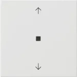 Gira juhtimisdetail noolem&auml;rkidega, puhtvalge 538203