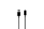 USB-kaabel Vega Samsung ECB-DU4EBE &mdash; USB A kuni Micro‑USB B, USB 2.0, 1,5 m, Must
