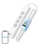 Pikendusjuhe Meross MSP844 &mdash; 4 vahelduvvoolu pistikupesa, 2 USB‑A, 2 USB‑C