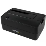 StarTech.com Single Bay USB 3.1 to SATA k&otilde;vaketta dokkimisjaam, USB 3.1 (10 Gbps) k&otilde;vakettadokk, v&auml;line 2.5/3.5 tolli SATA III HDD/SSD dokkimisjaam, &uuml;laltlaetav k&otilde;vakettapesa