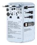 Verbatim Charge 'n' Travel 70W 2C kokkut&otilde;mmatav universaalne reisiadapter, sinine