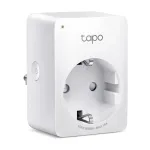 TP-Link Tapo Mini nutikas WiFi pistikupesa, energiamonitooring, siseruumides, valge, kodu, kontor, olek, Android, iOS, juhtmevaba