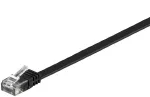 Microconnect V-UTP602S-FLAT v&otilde;rgukaabel Must 2 m Cat6 U/UTP (UTP)