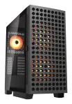 COUGAR Midi Tower korpus, Airface ECO, ARGB, must