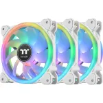 Thermaltake SWAFAN 12 RGB radiaatoriventilaator TT Premium Edition CL-F145-PL12SW-A, 120 mm, tagurpidi labad, 3 tk koos kontrolleriga, valge