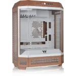 Thermaltake The Tower 600 CA-1Z1-00MUWN-00 Midi Tower ATX korpus, karastatud klaas, 2 x 140 mm ventilaatorit, 3,5/2,5 tolli ketaste tugi, Mocha Mousse