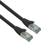 V&otilde;rgukaabel Helos 363736 RJ-45 Cat7 7,5 m Must Roheline