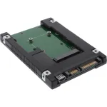 InLine Drive Adapter 2.5 tolli SATA to mSATA SSD 76620B Must