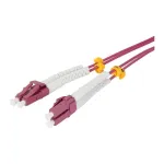 Synergy 21 LWL-2-Faser-Patchk. 2mtr.LC-LC 50/125um OM4 AD 2mm flexible Knickschutzt&uuml;lle - Multimode-Faser - 2 m