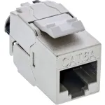 InLine Keystone RJ45 pesa &otilde;huke, SNAP-In, Cat.6A, integreeritud kaabliside