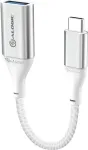 Alogic Super Ultra - USB-adapter - 24 kontaktiga USB-C (M) USB-t&uuml;&uuml;pi A (W) - USB 3,1 Gen 1 - 3 A - 15 cm - h&otilde;bedane (ULCAA-SLV)