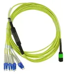 BlueOptics CBL-MPO12-4LC-SMF-7M-BO InfiniBand fiiberoptiline kaabel 7,5 m MPO 4x LC
