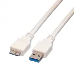 VALUE USB-kaabel - USB-t&uuml;&uuml;p A (M) kuni mikro-USB-t&uuml;&uuml;p B (M)