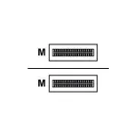 Alcatel-Lucent OS6860-CBL-40 20G otseliitmise vaskkaabel, QSFP+, 40 cm