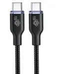 USB C - USB C 60W Glamour-kaabel 1,5 m must
