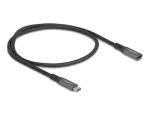 DeLOCK USB-pikenduskaabel USB USB-C isaselt emasele 10 Gbps 0,5 m hall metallist