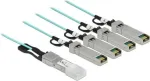 Aktiivne optiline kaabel QSFP+ kuni 4 x SFP+ 3 m DeLOCK 84058