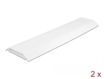 Kaablikanal DELOCK 20886, pol&uuml;prop&uuml;leen, valge, 300 &times; 85 &times; 10 mm, 2 tk
