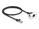 V&otilde;rgukaabel DeLOCK Easy 45 Moodul RJ45 S/FTP Cat.6A 0,5 m Must