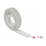 Haak- ja silmusteip DELOCK 18274 &mdash; hall, 13 mm &times; 1 m, 1 tk