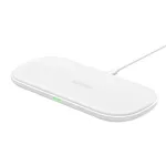 Juhtmevaba laadija CHOETECH T535-SB Fast Dual 18W &mdash; Kaheseadmeline Qi laadimispadi