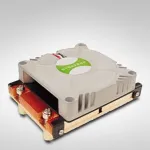 Inter-Tech Dynatron H-38G - protsessori &otilde;hkjahuti - (pesale: Socket 604) - Vask - 70 mm - 1U (88885086)