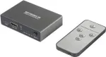 SpeaKa Professional SP-HDS-210 3 pordiga HDMI-l&uuml;liti, Ultra HD-toega 7680 x 4320 pikslit (SP-10461504)