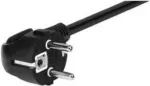 Tecline 35018 toitekaabel, Schuko pistik 16 A IEC-pistikupessa, 16 A, 1,0 m, must