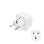 Hama 00223459 toitepistiku adapter Type E/F h&uuml;briid Type G (UK) Valge