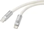 Renkforce USB-C&reg; kaabel USB 2.0 USB-C&reg; pistik, USB-C&reg; pistik 0,50 m valge RF-6056874 (RF-6056874)