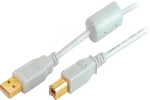 USB-kaabel USB 2.0 ShiverPeaks BS77022 1,8 m hall