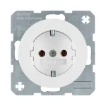 Pistikupesa t&uuml;&uuml;p F berker 47432089, 16 A, 250 V, valge, termoplast
