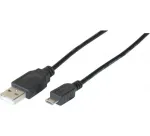Hypertec 149692-HY USB-kaabel USB 2.0 2 m USB A Micro-USB B Must