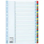 Esselte Index 1-31 kartongist Mylar-eralduslehed A4, numbrilised eralduslehed, kartong, mitmev&auml;rviline, A4, 225 mm, 297 mm