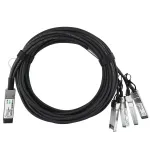 V&otilde;rgukaabel BlueOptics DAC-Q28-4S28-25G-2M-BL QSFP28 4xSFP28 InfiniBand 2m Must