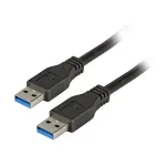EFB Elektronik Premium USB 3.0 kaabel USB-A &ndash; USB-A 1,0 m must