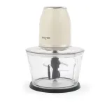 Salter EK6686CRMVDE Retro k&ouml;&ouml;gikombain-hakkija, 500 W, 1,2 l, 2 kiirust, kreemikas
