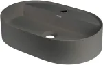 DEANTE Granite Countertop Washbasin with Faucet Island - Oval - Anthracite Grey