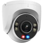 Foscam W5EP Valvekaamera Valge 5MP (3072x1728), PoE, Integreeritud prožektor, Punased-sinised hoiatusvalgustid ja sireen