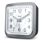 Mebus 56988 Quartz Alarm Clock Grey