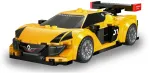 JAMARA CaDA Renault Sport RS.01 1:24 Yellow Building Blocks Set (402909)
