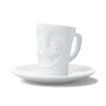 FIFTYEIGHT PRODUCTS FIFTYEIGHT Espresso Mug with Handle 80ml - Funny White