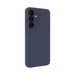 Evelatus Samsung Galaxy S25 FE Premium Magnetic Soft Touch Silicone Case Dark Blue