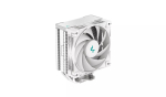 &Otilde;hkjahuti DeepCool AK400 WH &mdash; 4&times;6 mm vasest soojustorud, 120 mm FDB-ventilaator, 1850 p/min, 66,47 CFM, &uuml;hildub LGA 1700 ja levinud Inteli/AMD pesadega, valge