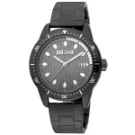 JUST CAVALLI MAN JC1G179M0085 42mm Kvarts Analoog Sinise Sihtn&auml;idikuga Roostevabast Terasest V&otilde;rk-k&auml;ev&otilde;ruga Randmekell